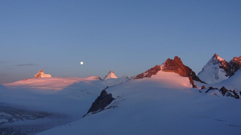 Vue de la terrasse de Bertol