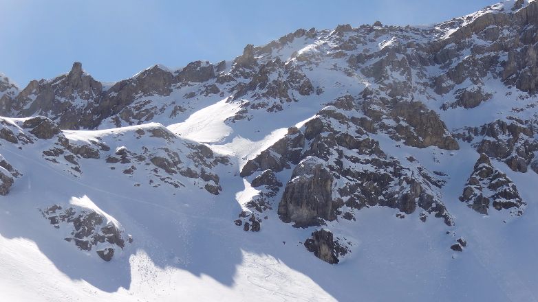 descente technique pour rejoindre clapouse