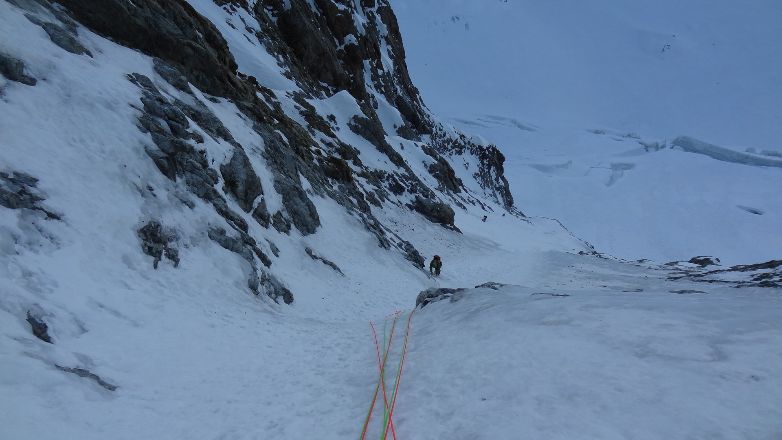 les pentes de départ