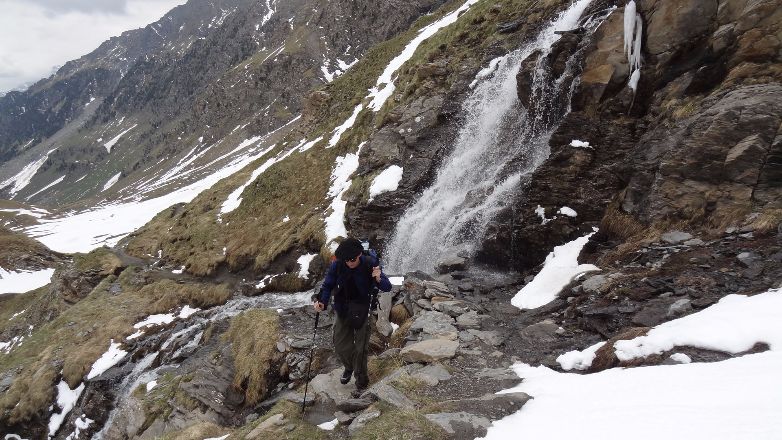 sous le refuge Vallante