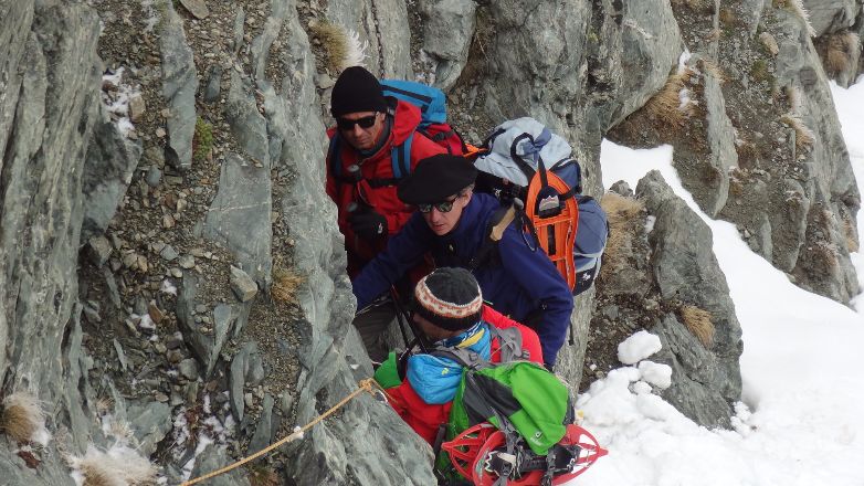 descente du couloir du porc