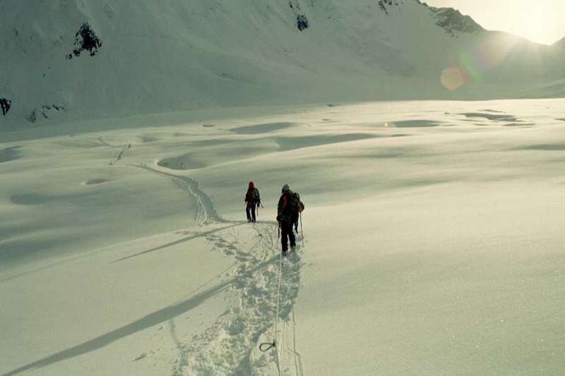 On the high Mustagh tower glacier