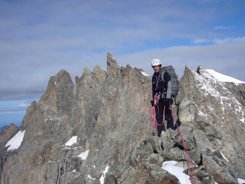 La Meije ridge from Pavè