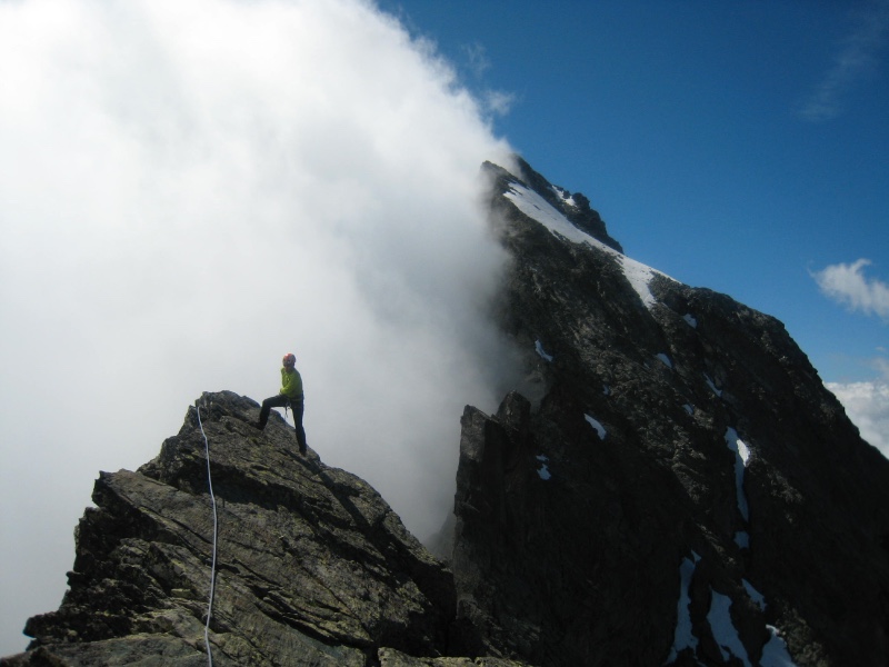On the ridge between France and Italie