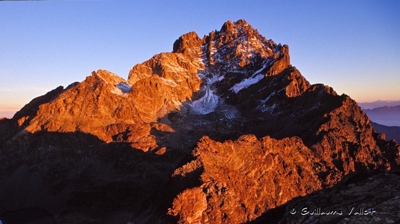 Face Sud du Viso au levant