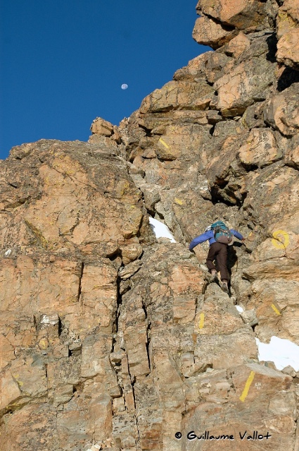 Escalade de la face Sud du Viso