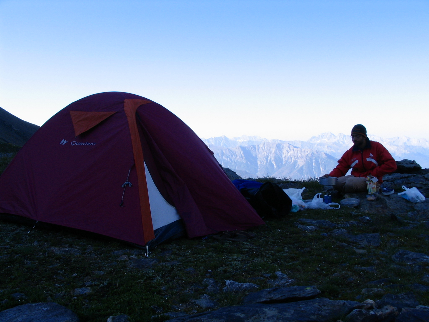 bivouac tente montagne