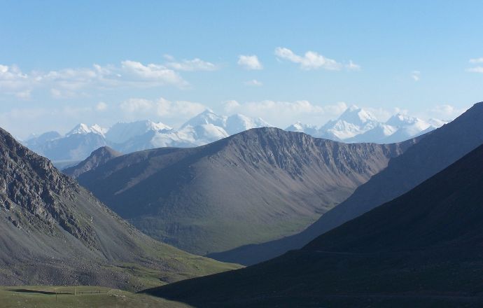 en entrant au kirghiztan depuis le tadjikistan