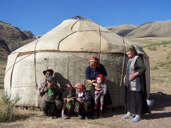 famille kirghize