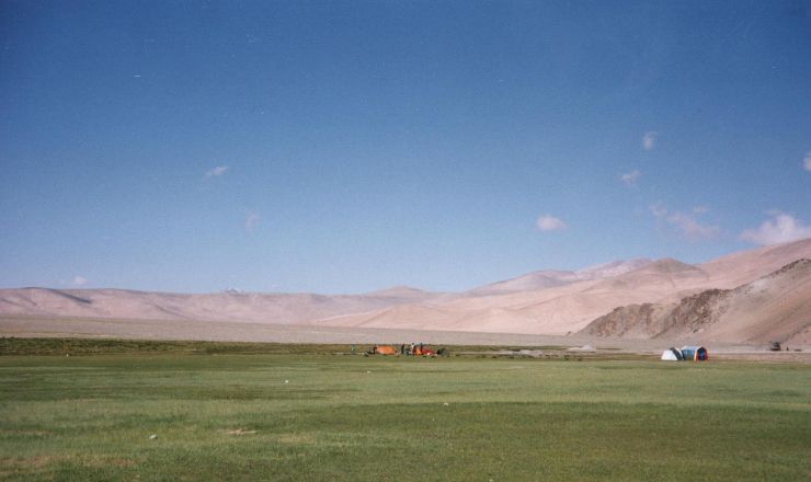 camp avant de monter au BC