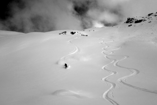 ski descente randonnée Ceillac