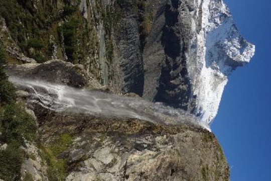 Cervin en arrivant sur Zermatt